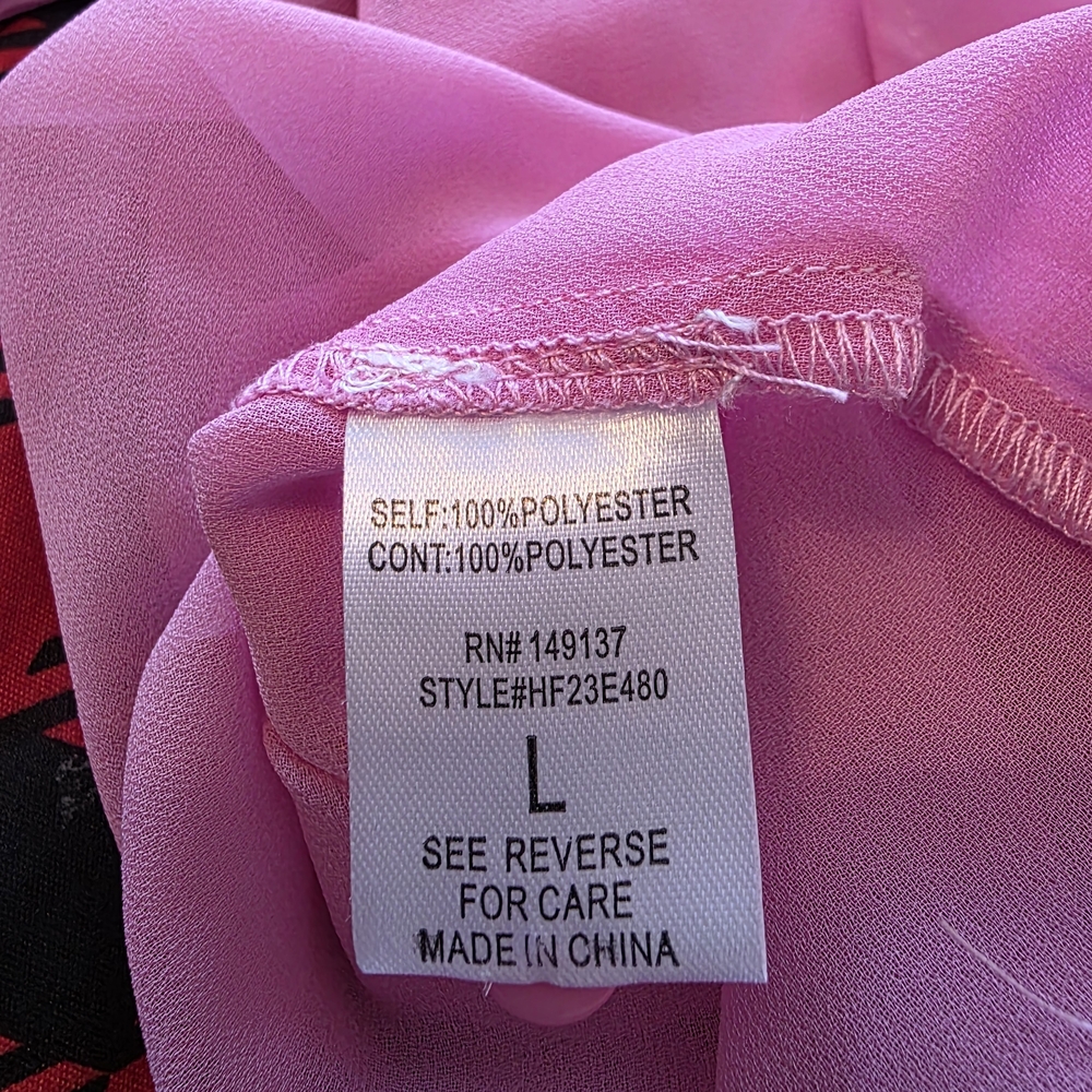 HYFVE Pink Sheer Blouse Set - Picture 9 of 10